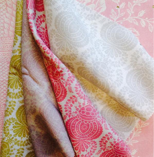 Loving these new @kateformanstore #linenfabrics - add a bit of French inspired fabric to your interior!