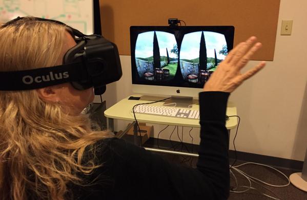 goeast's tweet photo. Our web guru, Ian Davis @idrez showed off the @oculus today. We are excited to explore the possibilities! Stay tuned. http://t.co/hTkaRjbi9L
