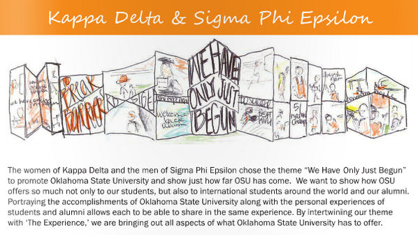OKStateAlumni's tweet photo. #OKStateHC #HouseDec Preview: @KD_NuChap/@SigEp_OSU “We Have Only Just Begun.” http://t.co/jkJ71dAPXu