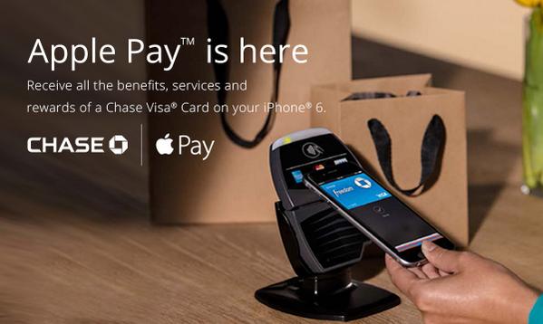 Checking out is now even easier. Load your Chase card on Apple Pay today.