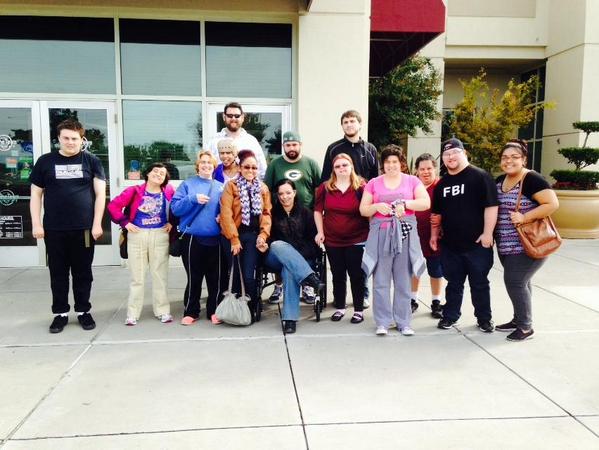 UCPSJC's tweet photo. Tracy's Applied Abilities program enjoying lunch at #Hometownbuffet #Tracy,CA #nolimits2014 #UCP http://t.co/jEgBwuefBb