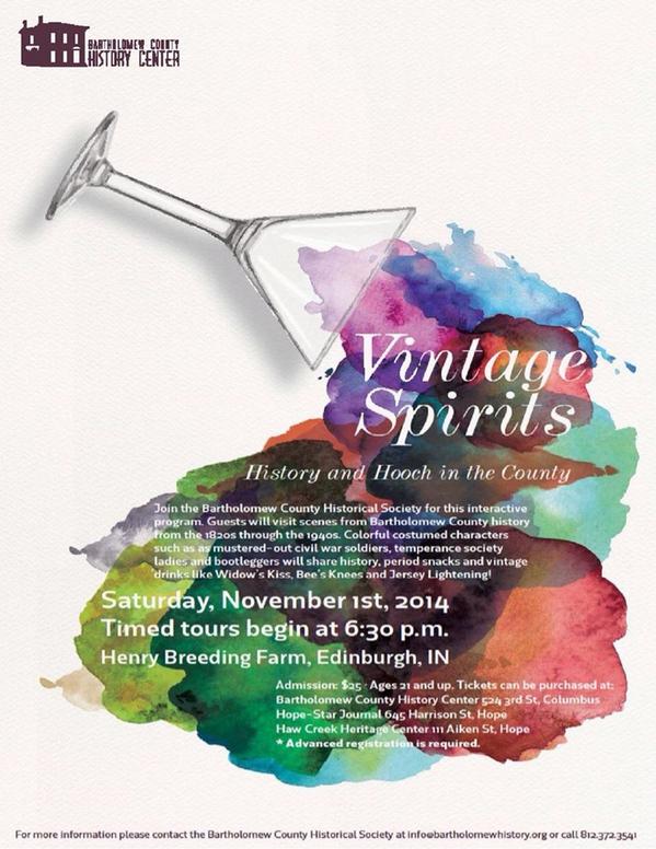 Are you ready for Vintage Spirits? It's the bees knees!