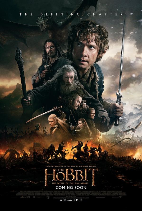 TheHobbitMovie's tweet image. "If this is to end in fire, then we will all burn together." New international poster for #TheHobbit!
