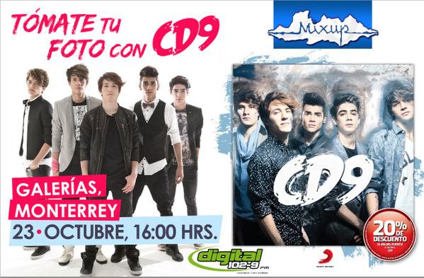 CD9's tweet image. ¡No se les vaya a olvidar! Tenemos una cita a las 16:00 hrs. en @MixupTeam de @GalMty.