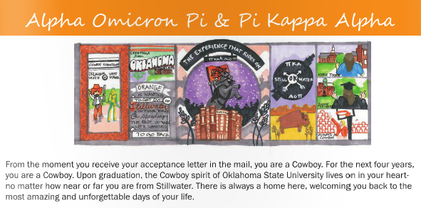 OKStateAlumni's tweet photo. #OKStateHC #HouseDec Preview: @OSUAOII/@OkStatePIKES “Remember.” http://t.co/WrcOfHAKKK