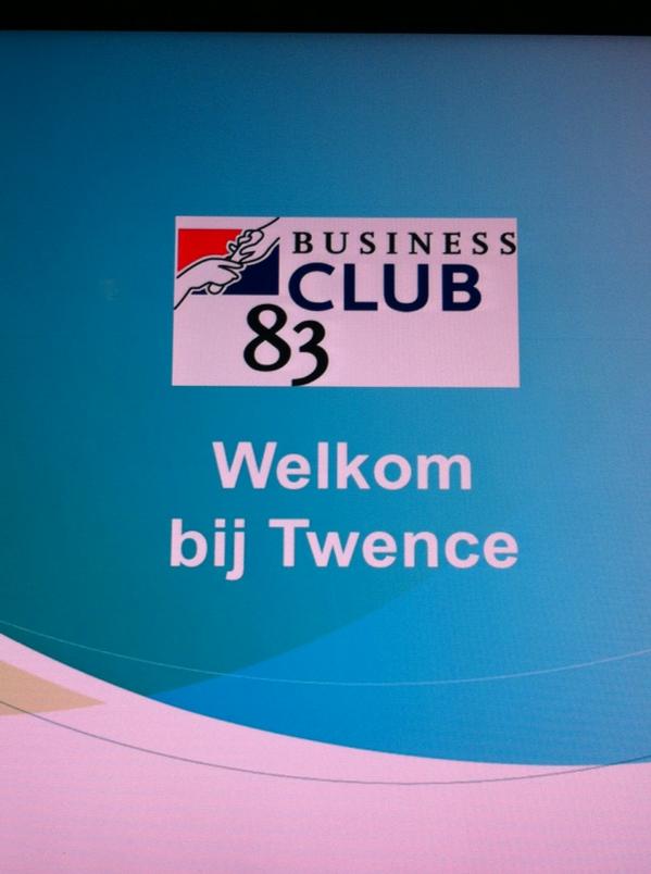 BusinessClub83's tweet photo. Bij @Twence zijn ze klaar voor ontvangst @ businessclub83 http://t.co/1TORhcFOAJ