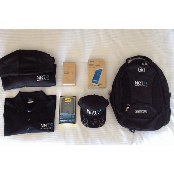 ballerstatus's tweet photo. Geared up for a fun NASCAR weekend in Charlotte thanks to @net10_wireless. Photo: @K_Dub11 | #Net10 #net10wireless http://t.co/5agFkzwWeF
