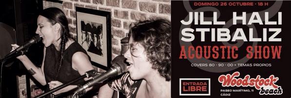 beachCadiz's tweet photo. #AcousticsLiveSessions by Jill Hali &amp; Stibaliz. 26/10/14 - 18:00hrs  @Rockmanagerr @neftys20 http://t.co/41EtVtslO6
