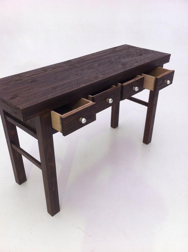 recykal's tweet photo. 4 drawer entrance table. http://t.co/mfCp6ucn1L