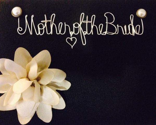 trvlnsoulstudio's tweet image. Mother of the bride, shadowbox #wire #wireart #wirename #wedding #bride #motherofthebride @HandmadeHour #craft #art