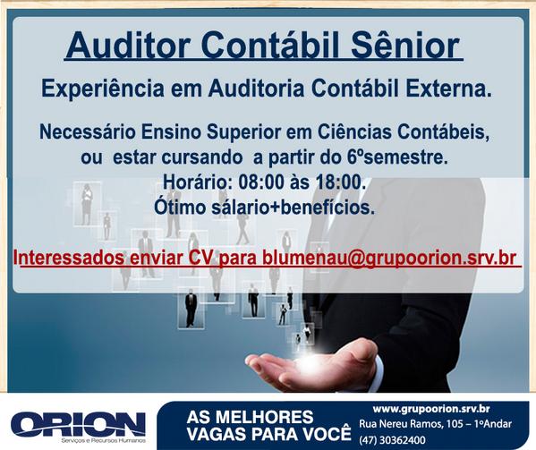 OrionRH's tweet photo. Vaga de Blumenau! http://t.co/baacZRRhrG