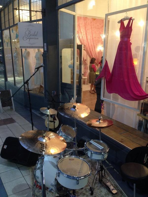4shadowsBand's tweet photo. All ready for the Grand opening of @_BridalEmporium. http://t.co/QjKo77tCZL