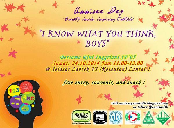 Dateng ya besok :)  #knowwhatyouthink <a href="/maifi_itb/">maifi itb</a> <a href="/kamamuki_itb/">Kamamuki ITB</a> <a href="/AnNajm_ITB/">An-Najm </a> <a href="/KM3_ITB/">KM3 ITB</a> m.facebook.com/photo.php?fbid…