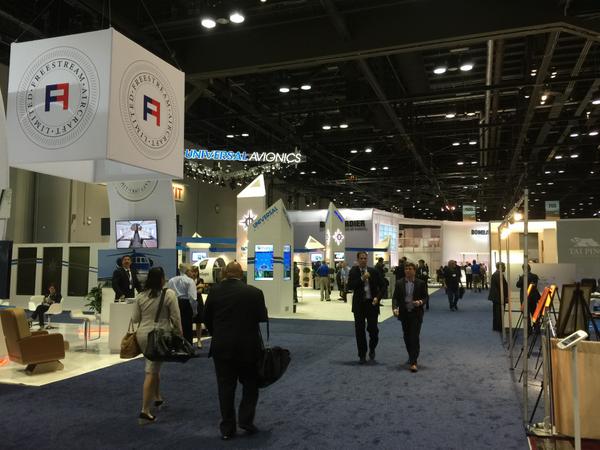 WireMasters's tweet photo. Another #NBAA14 @WireMasters neighbor shout out to Freestream Aircraft and @UnivAvionics . #booth662 http://t.co/GJSXKRHu17