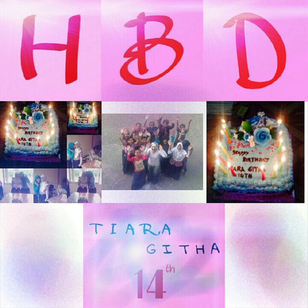 QuinzeAmical_'s tweet photo. Hepppeeeyyy besdeey kakkk @TiaraGitha_ wish you all the best sukses kelas 8nya kak, makin solid sama QA.<3:* http://t.co/qIbPB5FutO