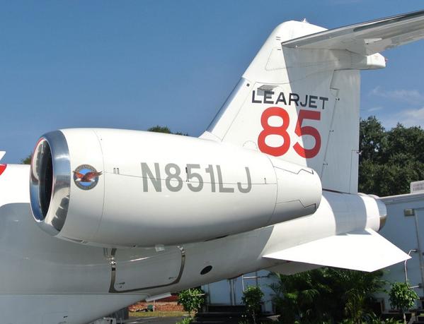MHI_RJ's tweet photo. MT @Aircelle: Our expertise is front & center! @Aircelle’s nacelle on the #Learjet85 makes its debut at #NBAA2014 http://t.co/MrCxiLXNWb