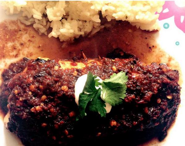 Receta3 Rollo de verduras c/salsa a los 3 chiles. 2 personas, 50 minutos $95 pesos. ¡Provecho! bit.ly/RCPd-3