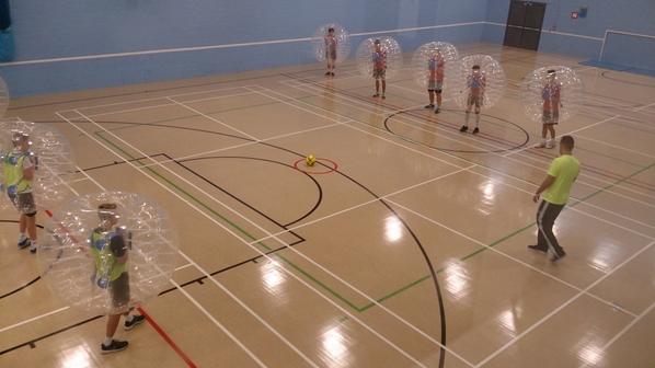 SarumAcademy's tweet photo. @SBubbleFootball Who would have thought that Bubble Football would be so much fun! #sport #Salisbury  #sarumacademy http://t.co/bQPDgvf604