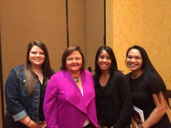 Getting our knowledge power on with Linda Hoyt! #sseheroes14