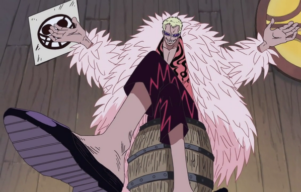 Onepiece_Frases's tweet photo. Hoy es el cumpleaños de Doflamingo ¡Felicidades! #OnePiece http://t.co/HUWQEew6mK