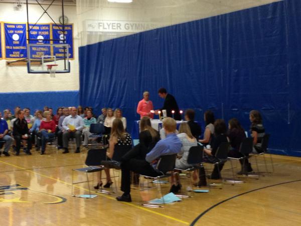 2014 NHS Induction Ceremony.  Congrats to all new members!