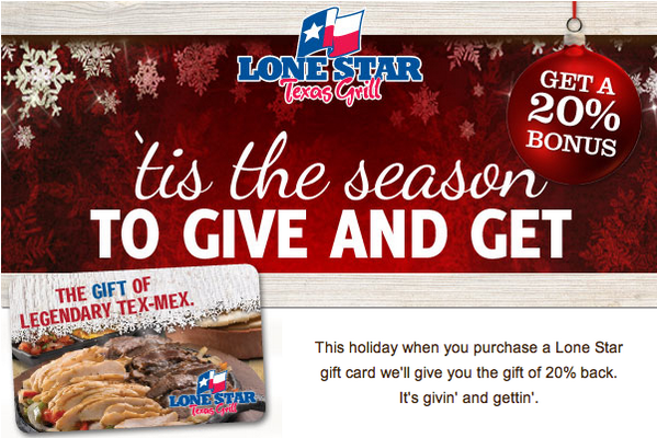 LSWhitby's tweet image. Give the gift of Lonestar and get a gift back! lonestartexasgrill.com/gift-cards/ purchase online! @GoingGifty @Penwec @whitby