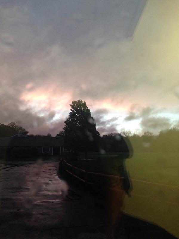 Crazy sky this am at Crestwood today