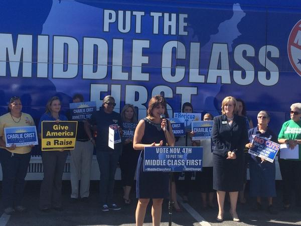aliflorida's tweet image. Rep. @KCastorDentel , Victor Torres and @Annette_Taddeo tell #Orlando to #takebackthemiddleclass #VOTE #equalpay