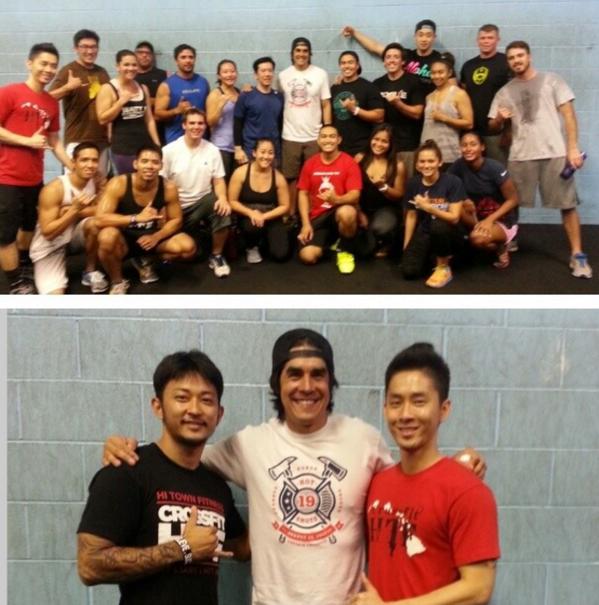 CrossFitHTF's tweet photo. It’s #ThrowBackThursday time! Throwing it back to when Dave Castro, Director of @crossfitgames stopped by our box. http://t.co/Jq5uwipbMp