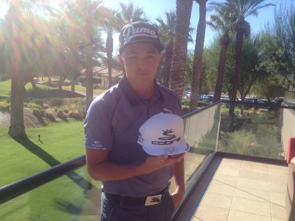 cobragolf's tweet photo. Photoshoot fun with @RickieFowlerPGA today. We feel like giving away a signed hat. Ready. Set. Retweet to enter! http://t.co/GnPbUKDacn
