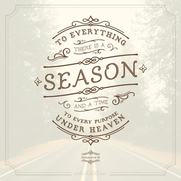 Image result for for everything there is a season