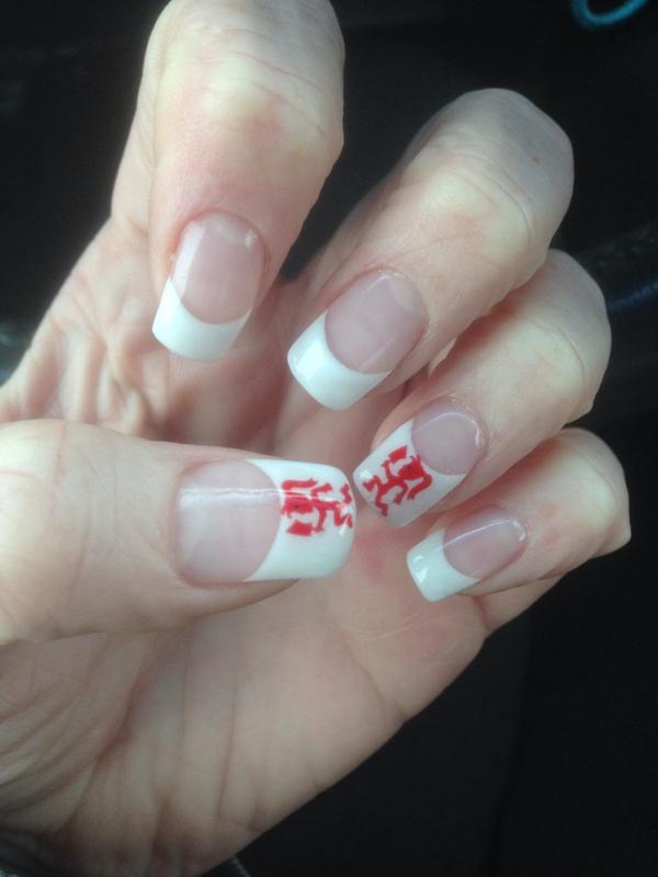 Meesh7101's tweet photo. #nails #whoopwhoop #hatchetman #family #juggalette #canadianlette #support #icp #Twiztid always rockin the hatchet !! http://t.co/a2GALSVg0F