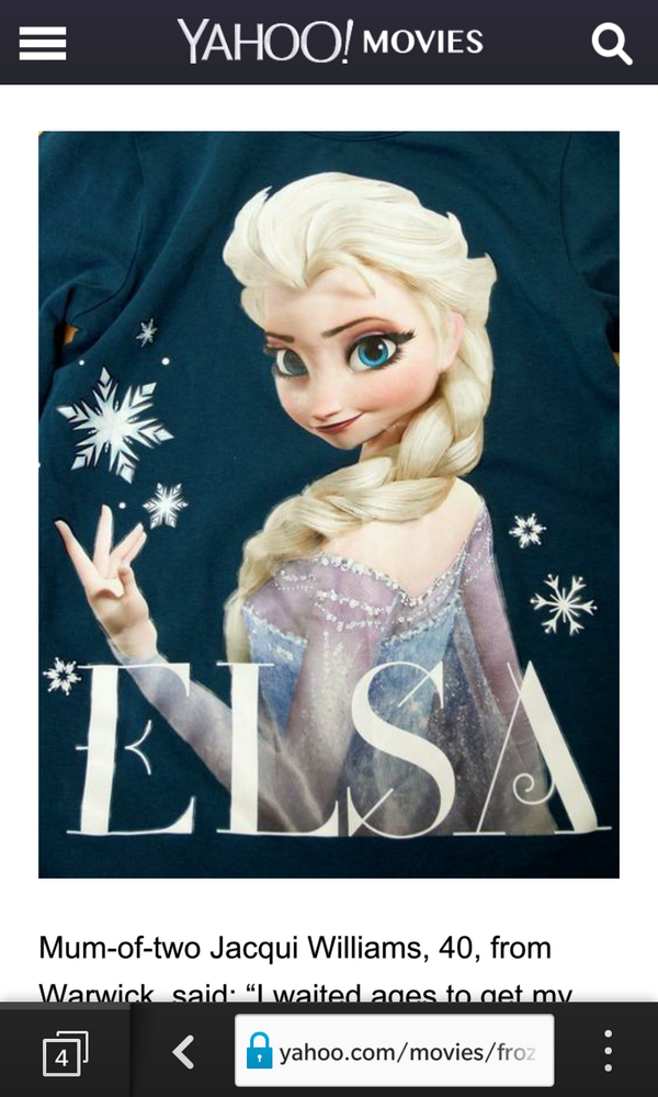 _shans_here_'s tweet photo. @Disney_UK Think mums need to get a grip over this,she is clearly just making her signature hand gesture? #letitgo http://t.co/ox9Ovq4ix9