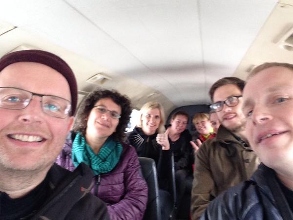 Kötlugengið komið um borð í Cessna 402. #ogleymanlegaferdin