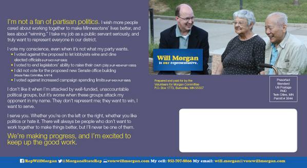 Morgan4StateRep's tweet image. Honored to have the support of @amyklobuchar. RT this to save a tree and the campaign a stamp!  #BetterMN #Progress