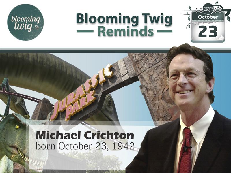 Happy Birthday Michael Crichton!     