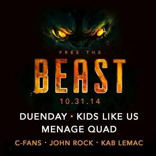 SIMshows's tweet image. #FreeTheBeast lineup is here! Oof, gonna be a good night. #Halloween #cantwaitforthis