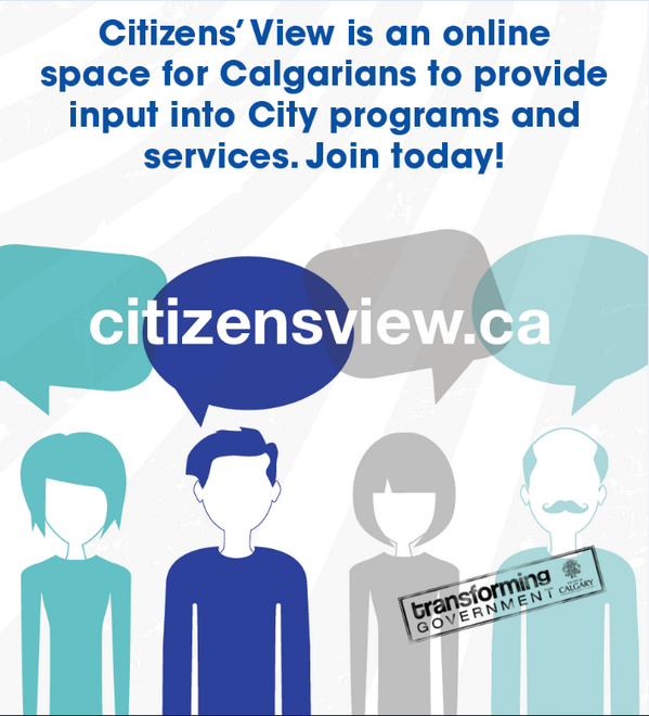 cityofcalgary's tweet photo. Reserve your spot on our new online panel #CitizensView http://t.co/iPZ8NaIECV http://t.co/337uFYNIJu