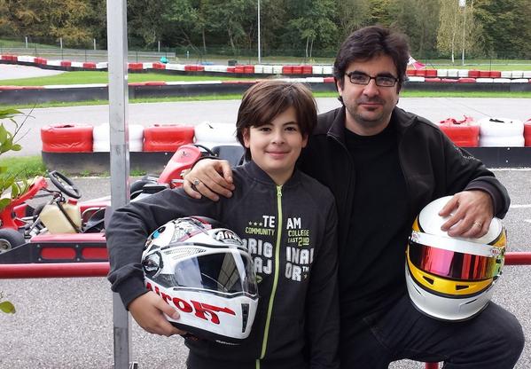 ff71racing's tweet photo. Toute première fois en piste avec mon Jules, et c'était au BRK. Merci @bessonlepatron ! http://t.co/3QrP5j6Rjo
