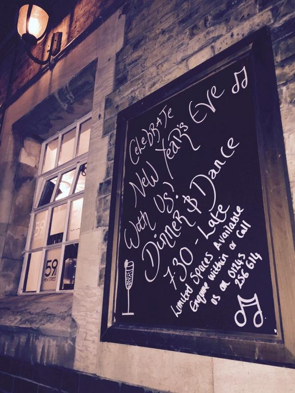 59NewStreet's tweet photo. *NYE @59NewStreet Dinner &amp; Dance* http://t.co/zcHgjVt8PE
