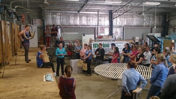 MerinoLink's tweet photo. @MerinoLink supporting Riverina TAFE and AWI "Jobs for the girls" http://t.co/bzJ0kFUYJv