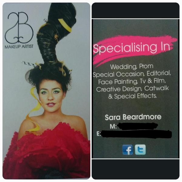 SBeardmore_MUA's tweet image. New Business Cards!! #CopyConcept #MakeUpArtist #MUA #MediaMakeUp #SpecialOccasion #SpecialEffects