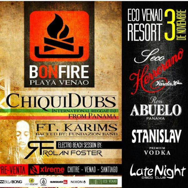 BON FIRE la party del 3 noviembre en ECO VENAO- PLAYA VENAO