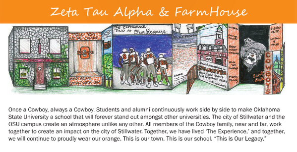OKStateAlumni's tweet photo. #OKStateHC #HouseDec Preview: @ZTA_AlphaUp/@FHOKSTATE “This is Our Legacy." http://t.co/VIgkfTY47D