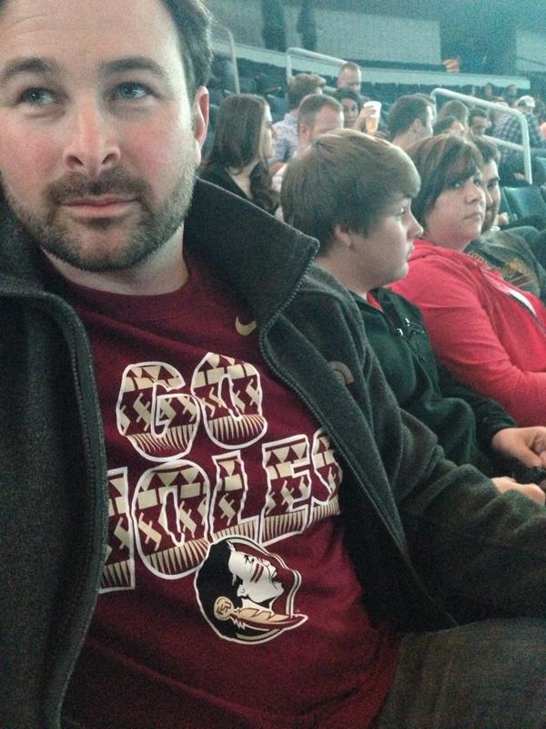 BethanyHallmark's tweet photo. Jake Owen concert! section 102 row Q seats 12 &amp; 13 Go Noles! #FSUAlum #jakeowen http://t.co/sjdEIC0kSd