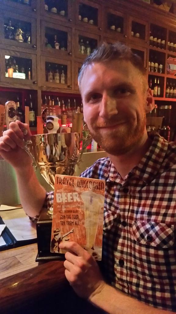 thurthree's tweet image. Congrats to @AlternatePixel for completing your Travel Wisconsin Beer Tour! What a journey it's been since 12/27/11!