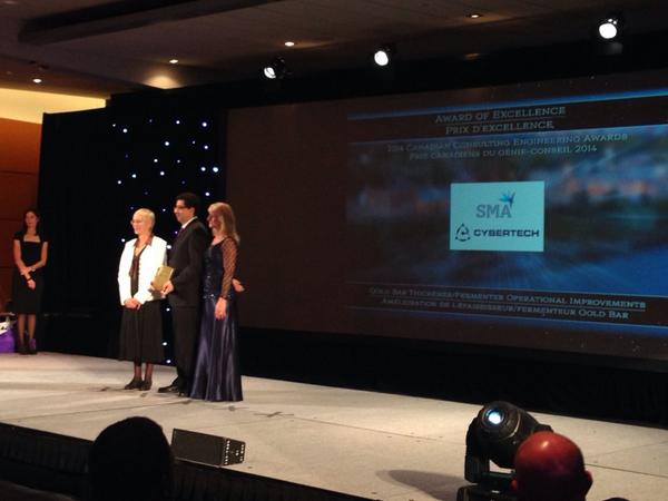 Congrats <a href="/SMA_Consulting/">SMA Consulting</a> and Cybertech! #cceawards