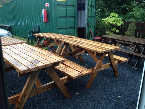 Four benches have been made &amp; delivered for the picnic areas on the lovely post &amp; rail walks through the sanctuary.