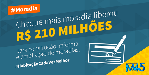 sigamarconi's tweet photo. O Cheque Moradia já investiu R$ 210 milhões em moradia. #QuemComparaVotaM45 http://t.co/qzECL1Z7fp