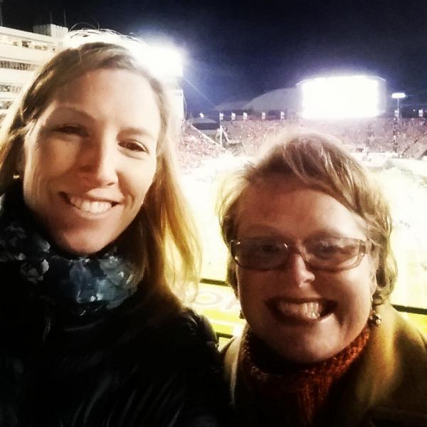 #VTfanphoto #Hokies it's a cold one tonight! Let's go Hokies!